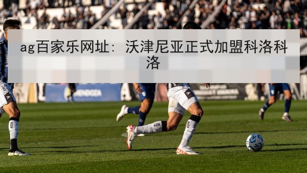 ag百家乐网址: 沃津尼亚正式加盟科洛科洛